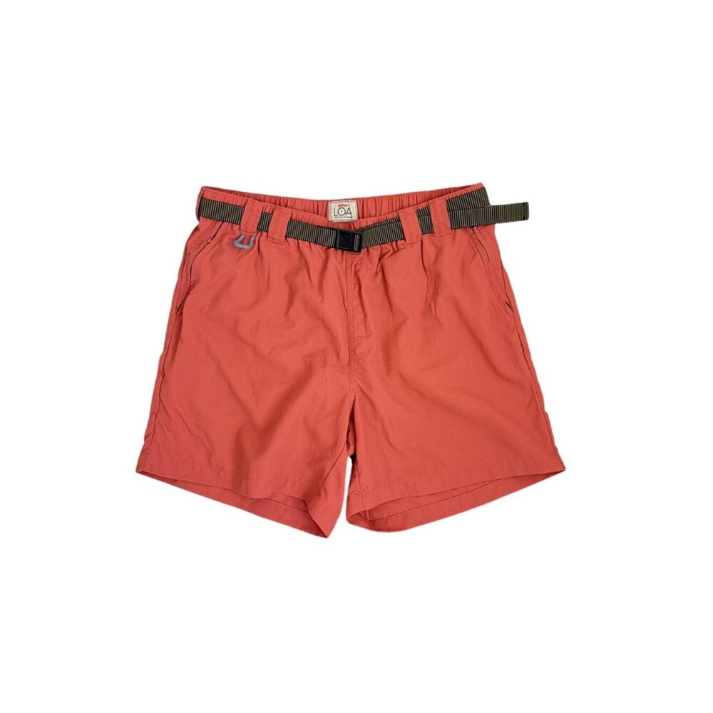 RailRiders LOA Love of Adventure Rampage Coral Belt Outdoor Casual Shorts Large